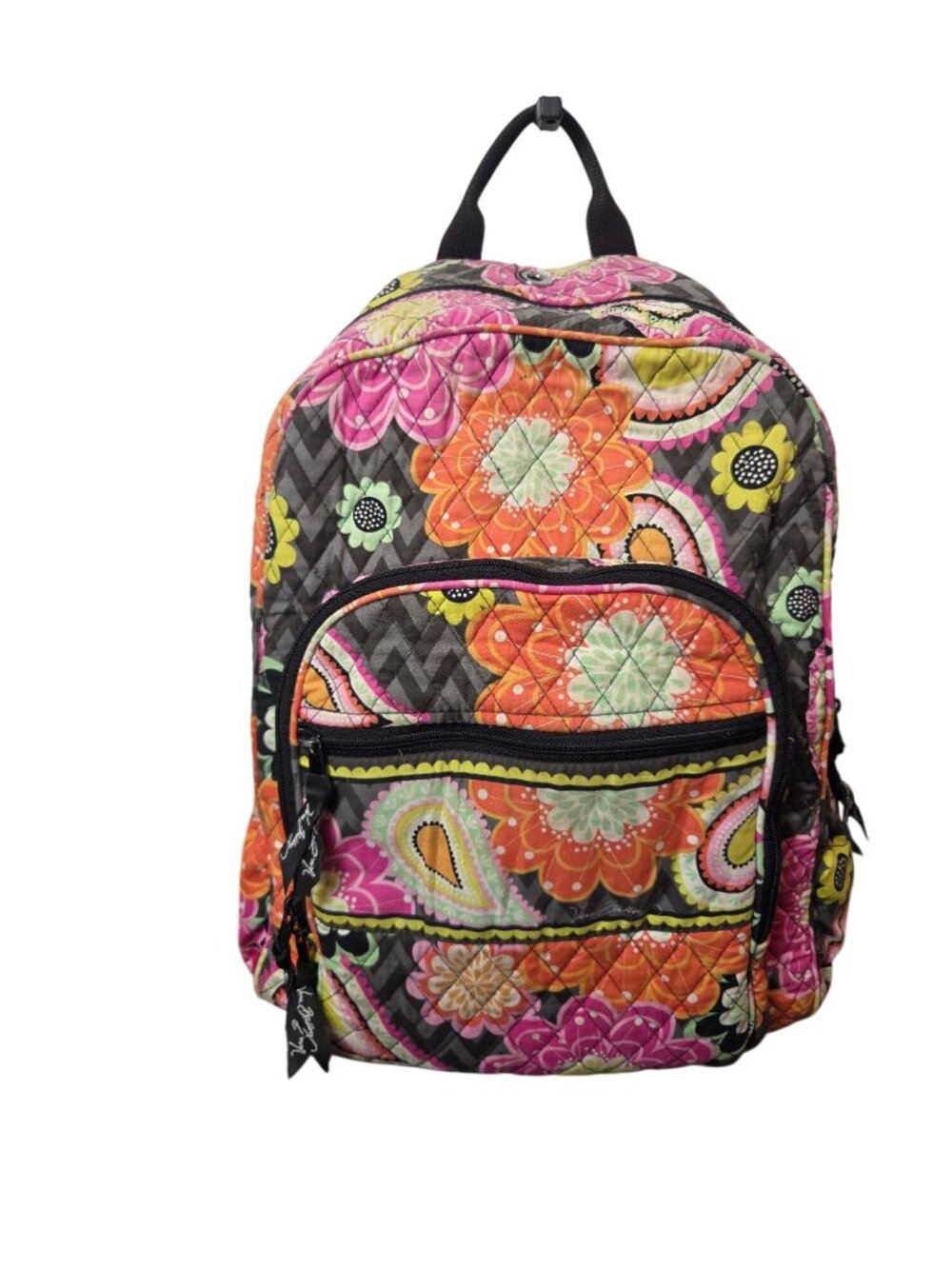 Vera Bradley Campus Backpack "Ziggy Zinnia" Boho-chic, Indie, Y2K Colorful